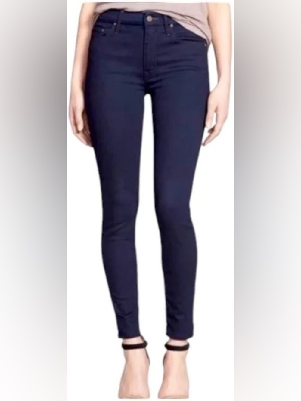 Mother High Waisted Looker Give Me Liberty Jeans